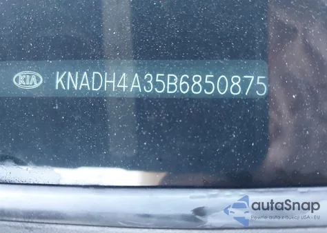 2011 Kia Rio Lx from USA, damaged, VIN KNADH4A35B6850875